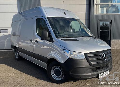 Zakelijke Lease |  Mercedes-Benz Sprinter L2 H2 Automaat 315, Auto's, Bestelauto's, Dealer onderhouden, Lease, Zwart, Automaat