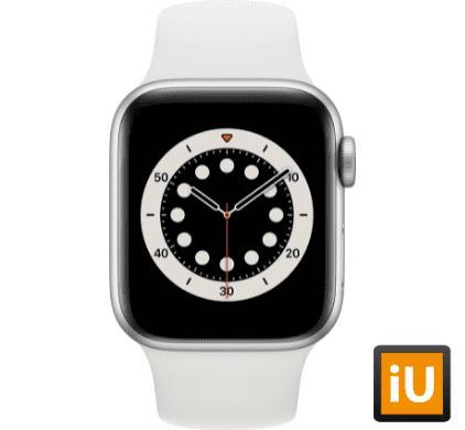 Apple Watch Series 6   Refurbished met 3 jaar Garantie, Sieraden, Tassen en Uiterlijk, Smartwatches, iOS, Zilver, Afstand, Calorieverbanding