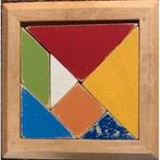 Puzzel geometrische figuurtjes 7 stukjes (zie omschr), Verzenden, Nieuw