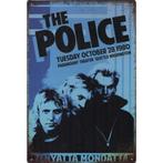 Wandbord Concert Bord - The Police Washingthon 1980, Verzamelen, Ophalen of Verzenden, Nieuw, Poster, Artwork of Schilderij