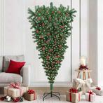 vidaXL Opatieve kunstkerstboom met ballenset Groen 210 cm, Diversen, Kerst, Verzenden, Nieuw