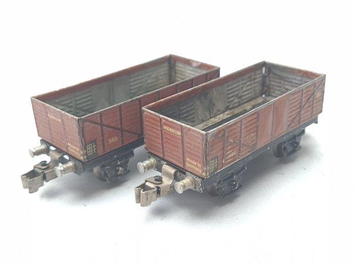 Märklin H0 - 365 - Modeltrein goederenwagon (2) - 2x, Hobby en Vrije tijd, Modeltreinen | H0