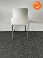 Vergaderstoel S20 - Wit - Chroom frame - 4 poot, Vergader- of Presentatieruimte, Ophalen of Verzenden, Gebruikt, Stoel