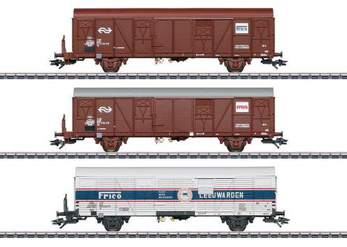 MARKLIN 47316 SET GOEDERENWAGENS “FRICO” H0, Hobby en Vrije tijd, Modeltreinen | H0, Verzenden