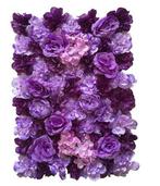 Flowerwall flower wall 40*60cm. 12 paars/lilatinten rozen en, Hobby en Vrije tijd, Ophalen of Verzenden, Nieuw