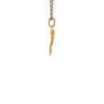 Bicolour vintage bladeren hanger 10 krt, Sieraden, Tassen en Uiterlijk, Kettinghangers, Ophalen of Verzenden, Nieuw