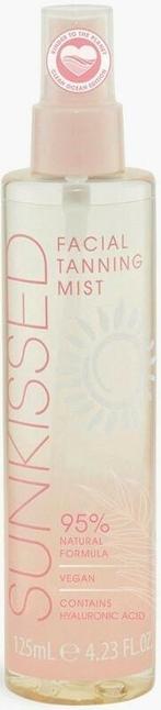 SUNKISSED CLEAN OCEAN FACIAL TANNING MIST SPRAY 125 ML, Verzenden, Nieuw