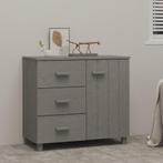 vidaXL Dressoir HAMAR 90x40x80 cm massief grenenhout, Verzenden, Nieuw, 50 tot 100 cm, Grenenhout