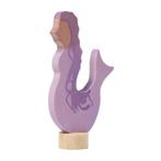 Grimms - Houten steker - zeemeermin - paars, Nieuw