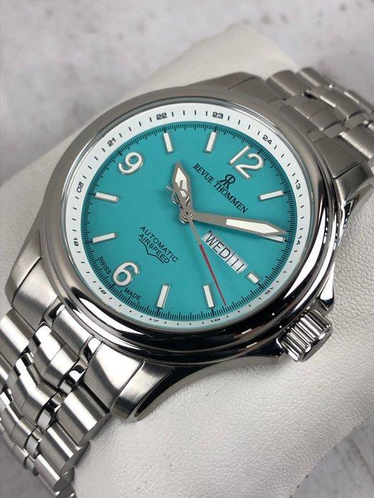 Revue Thommen - Airspeed Automatic Turquoise - 16040.2431 -, Sieraden, Tassen en Uiterlijk, Horloges | Heren