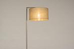 Rietveld Vloerlampen - Staalgrijs, Taupe - Staal, Stof, Meta, Huis en Inrichting, Lampen | Vloerlampen, Verzenden, Nieuw