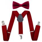 Fako Fashion - Kinder Bretels Met Vlinderstrik - 65cm -, Verzenden, Nieuw