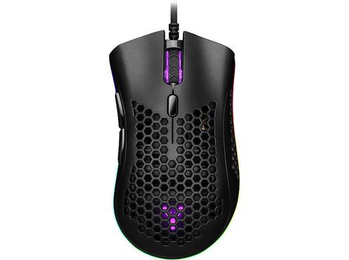 Isy -  Igm 4500-bk Honeycomb Rgb Gamingmuis  - Zwart, Computers en Software, Muizen, Rechtshandig, Gaming muis, Bedraad, Nieuw