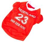 Junai.nl Oranje voetbalshirt voor honden 32 cm, Dieren en Toebehoren, Hondenkleding, Nieuw, Ophalen of Verzenden