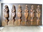 Decoratief ornament - Frankrijk - Paneel 6 poortwachters, Antiek en Kunst, Curiosa en Brocante
