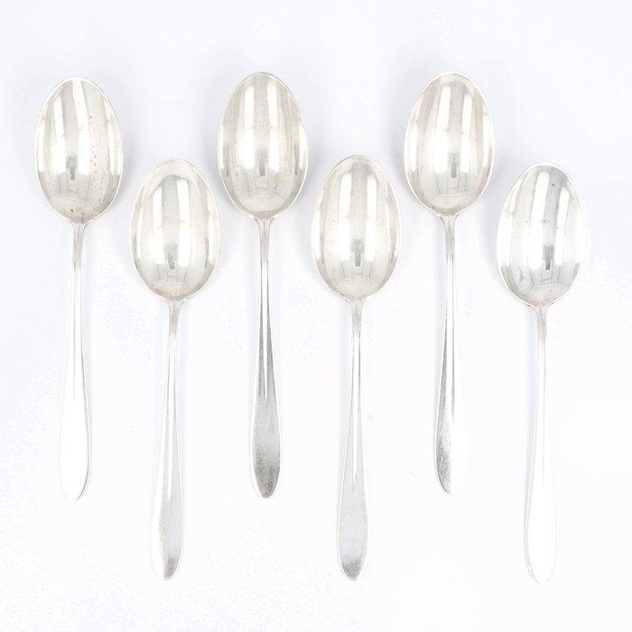 Gustav Beran voor Gerritsen & Van Kempen - Dinerlepel -, Antiek en Kunst, Antiek | Goud en Zilver