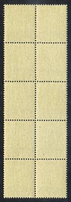 Italië 1944 - Postzegel 75 cent, blok van 10 exemplaren met, Postzegels en Munten, Postzegels | Europa | Italië, Gestempeld