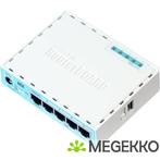 Mikrotik RB750GR3 Ethernet LAN Turkoois, Wit bedrade router, Computers en Software, Routers en Modems, Nieuw, MikroTik, Verzenden