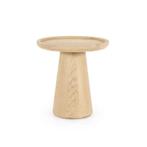 Bijzettafel Leia 46x49cm - Naturel - 96162 - bijzettafels, Huis en Inrichting, Tafels | Bijzettafels, Nieuw, Overige materialen