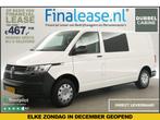 Volkswagen Transporter 2.0 TDI L2H1 DC Airco 6 Pers €374pm, Auto's, Volkswagen, Wit, Nieuw, Lease