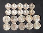 Italië. Lotto 20 argenti (5 Lire Aquilotto + 500 Lire)