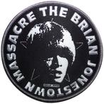 The Brian Jonestown Massacre - Circle Face Black - Patch, Ophalen of Verzenden, Nieuw, Kleding