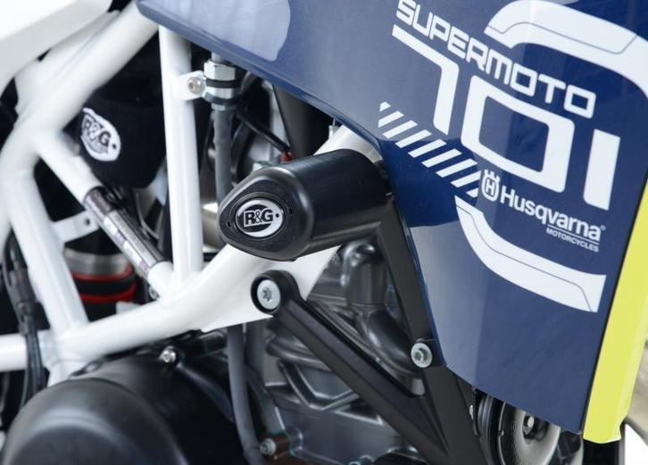 KTM 690 SMC R&G Valdoppen frame bescherming, Motoren, Onderdelen | Overige, Ophalen of Verzenden