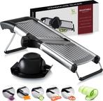 HI NATURE™ Luxe Groentesnijder Mandoline RVS met, Huis en Inrichting, Keuken | Keukenbenodigdheden, Ophalen of Verzenden, Zo goed als nieuw