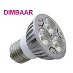 LED Spot Koel Wit - 3 Watt - E27- Dimbaar, Huis en Inrichting, Lampen | Spots, Ophalen of Verzenden, Nieuw, Overige materialen