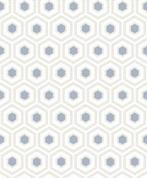 Behang grafisch hexagon 22027, Huis en Inrichting, Stoffering | Behang, Verzenden
