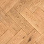 Floer Walvisgraat Parket Rustiek Eiken Verouderd Naturel, Ophalen of Verzenden, Nieuw, Overige kleuren, Parket