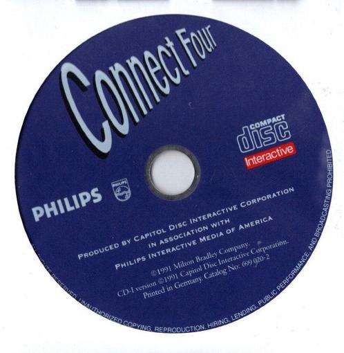 Philips CD-i / CDi Connect Four, Spelcomputers en Games, Games | Overige, Zo goed als nieuw, Verzenden