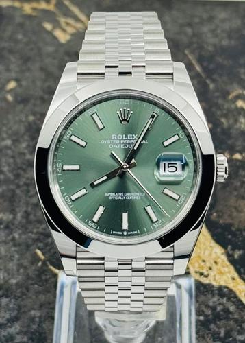 Rolex Datejust 41 - Green Dial - Jubilee - 126300 - New 2025 beschikbaar voor biedingen