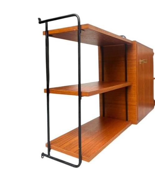 Omnia Möbel von Hilker - Stellingkast - Hout, Metaal, fineer, Antiek en Kunst, Kunst | Designobjecten