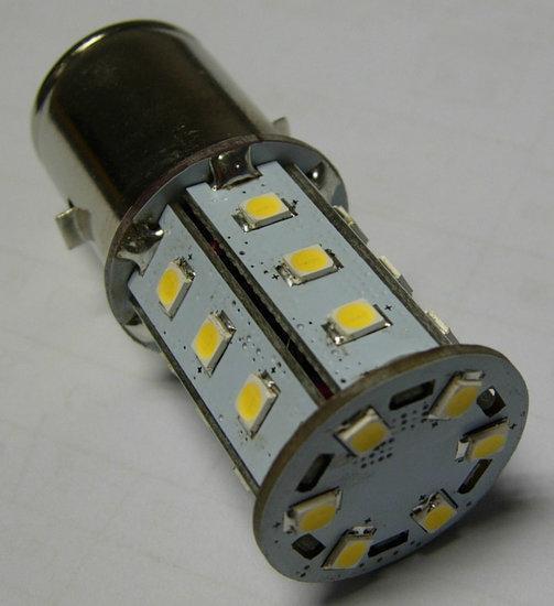 BA20s-24-2835smd- Cool-Wit  10-30v, Fietsen en Brommers, Brommeronderdelen | Algemeen, Verzenden