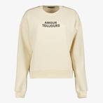 TwoDay dames sweater beige met tekstopdruk maat S, Nieuw, Verzenden