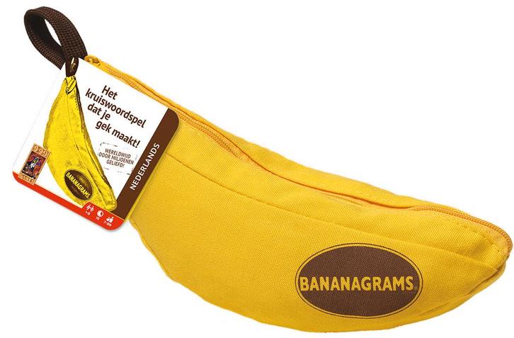 999 Games Bananagrams woordspel edu van €19,99 voor €13,99, Kinderen en Baby's, Speelgoed | Overig, Ophalen of Verzenden