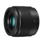 Panasonic Lumix G 25mm f/1.7 ASPH MFT-mount Zwart objectief, Gebruikt, Standaardlens, Verzenden