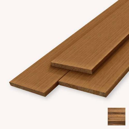 Frake thermo board | bruin | 2x19 cm | 305 cm, Doe-het-zelf en Verbouw, Hout en Planken, Nieuw, Ophalen of Verzenden