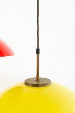 Plafondlamp - Glas, Plastic - Paar hanglampen uit Italië,