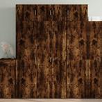vidaXL Opbergkast 70x42,5x225 cm bewerkt hout gerookt, Huis en Inrichting, Minder dan 50 cm, Nieuw, Overige houtsoorten, 50 tot 75 cm
