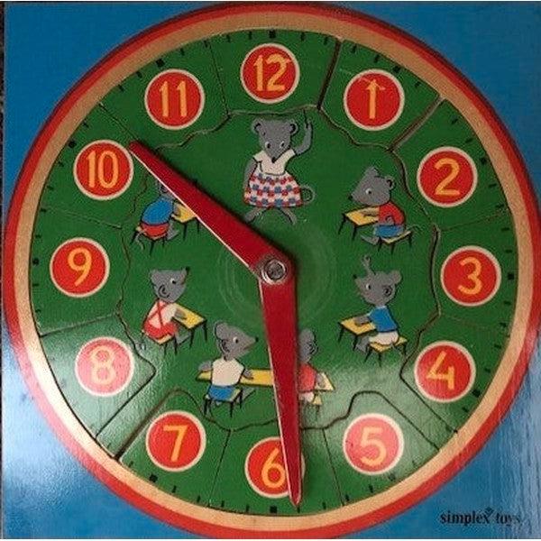 Puzzel Klok met muisjes (zie omschrijving), Boeken, Schoolboeken, Nieuw, Verzenden