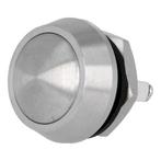 Drukschakelaar 12mm rond - IP65 - Roestvrij Staal, Doe-het-zelf en Verbouw, Ophalen of Verzenden, Nieuw, Schakelaar