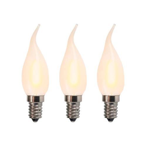 Set van 3 E14 LED matte kaarslampen BXS35 1W 2200K, Huis en Inrichting, Lampen | Losse lampen, Nieuw