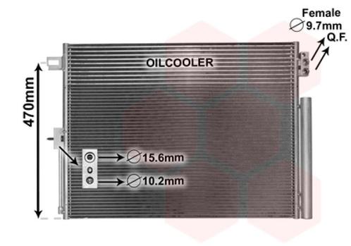 LUCHTCONDENSATOR VOOR JEEP GRAND CHEROKEE 2011-2013, Auto-onderdelen, Airco en Verwarming, Nieuw, Ophalen of Verzenden