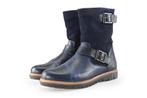 Nogrz Biker boots in maat 40 Blauw | 10% korting, Kleding | Dames, Schoenen, Nogrz, Overige typen, Zo goed als nieuw, Verzenden
