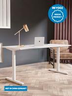 Laag-hoog bureau Premium - zilvergrijs - blad naar keu..., Nieuw in verpakking