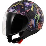 LS2 OF558 Sphere Lux II Bloom Blauw Roze Jethelm, Verzenden, Jethelm, XXL, Nieuw met kaartje