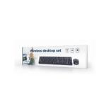 Gembird KBS-W-01 toetsenbord en muis set Zwart, Computers en Software, Toetsenborden, Toetsenbord en muis-set, Gembird, Nieuw