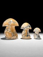 Geen minimumprijs - Prachtige set van 3 gele Maligano Jasper, Antiek en Kunst